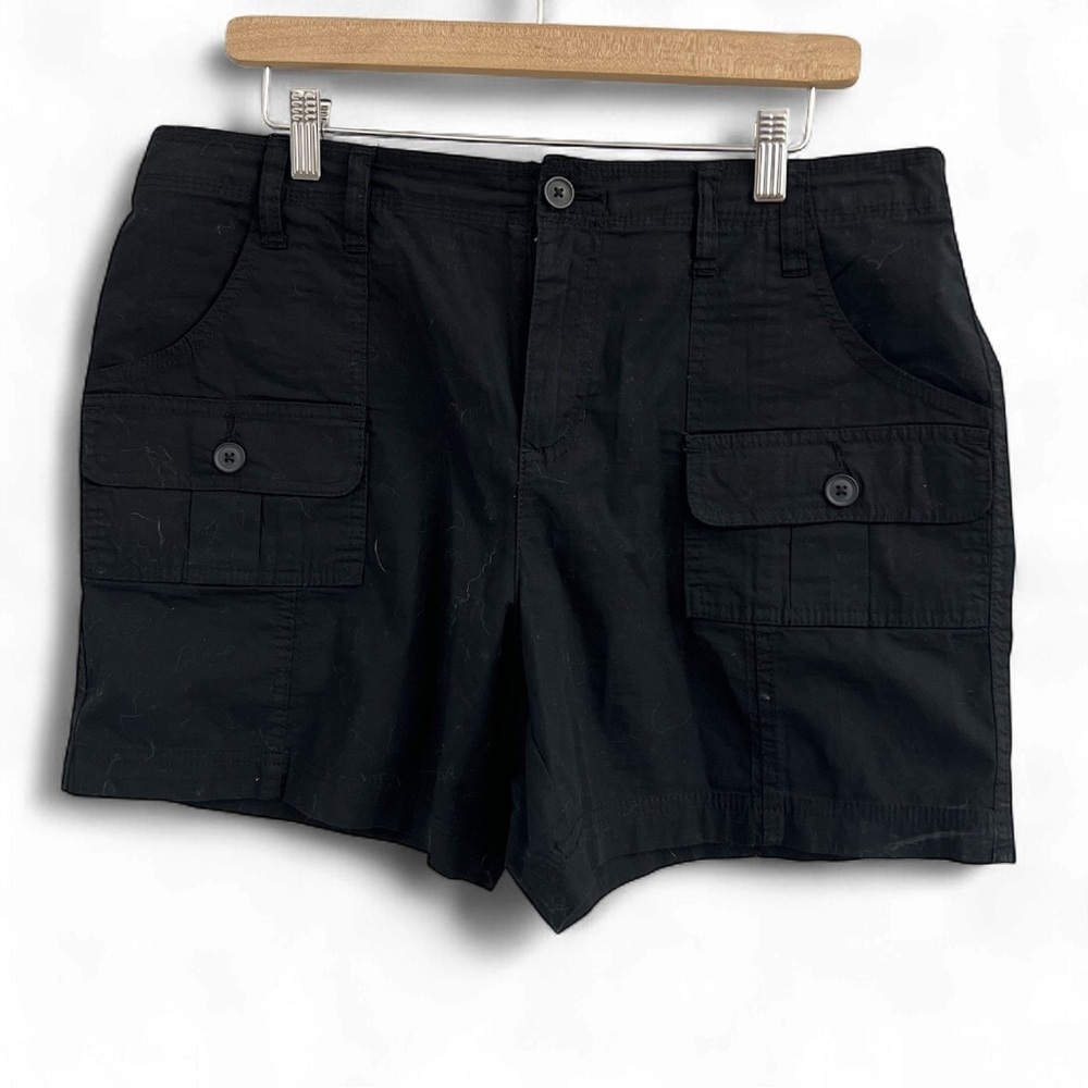 Style & Co. Women's Black Cargo Shorts
